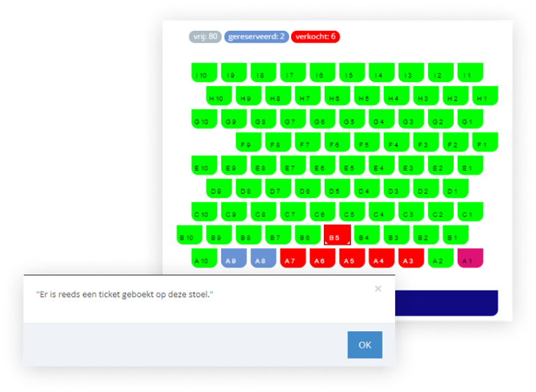 Nooit dubbele boekingen